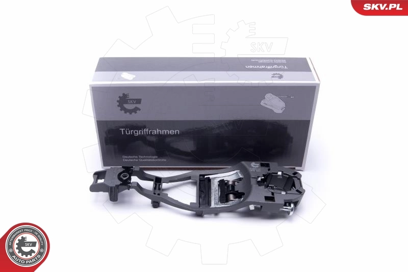 Frame, exterior door handle